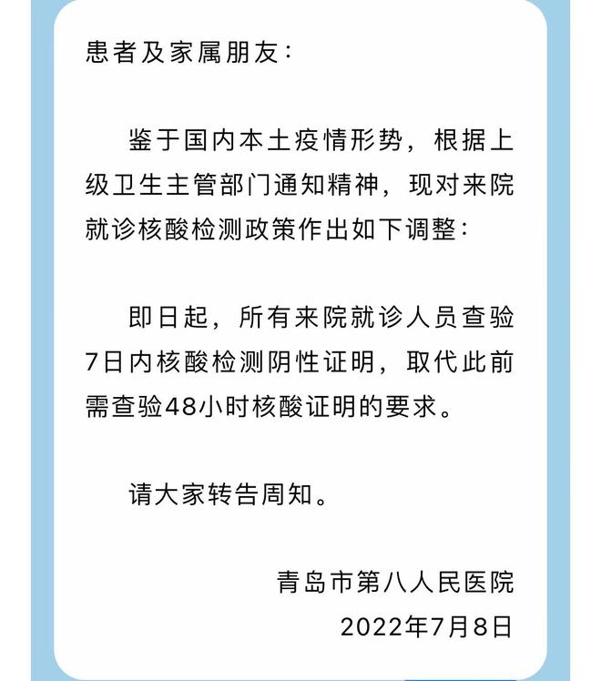 青島各醫(yī)院最新通知詳解，青島各醫(yī)院最新通知全面解讀